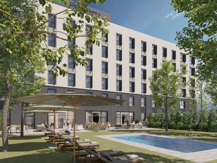 Grupo Construcía completes the structure of the Holiday Inn Sabadell promoted by Europa-Center Iberia